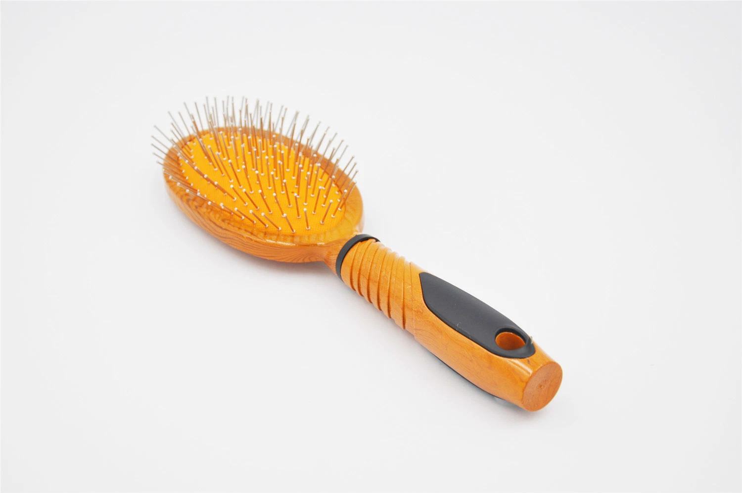 Water Transfer Wooden Effect Hair Brush