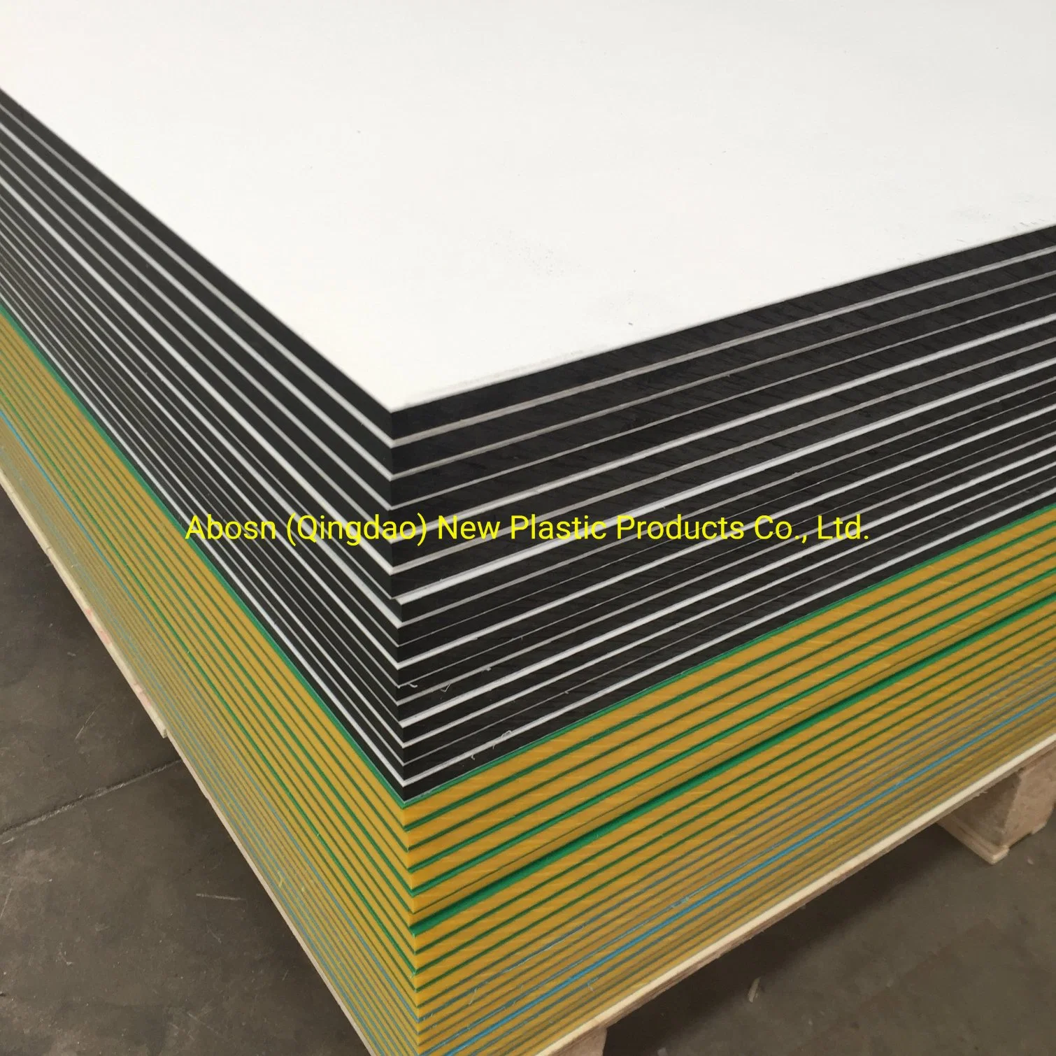 19mm Thickness UV Stable 3 Layers 4 X 8 Dual Color HDPE Sheet