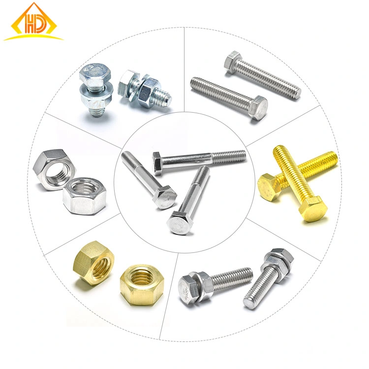 18-8 Stainless Steel Factory Supply High Precision M8 M10 M12 Full Thread Hexagon Bolts