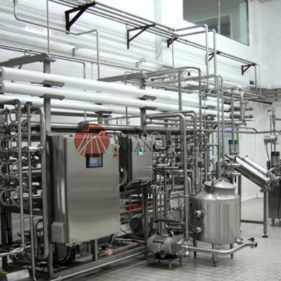 Máquina esterilizadora de alimentos líquidos asépticos UHT para pulpa de fruta nueva personalizada Esterilizador tubular Tomato Pasteurizador de fábrica