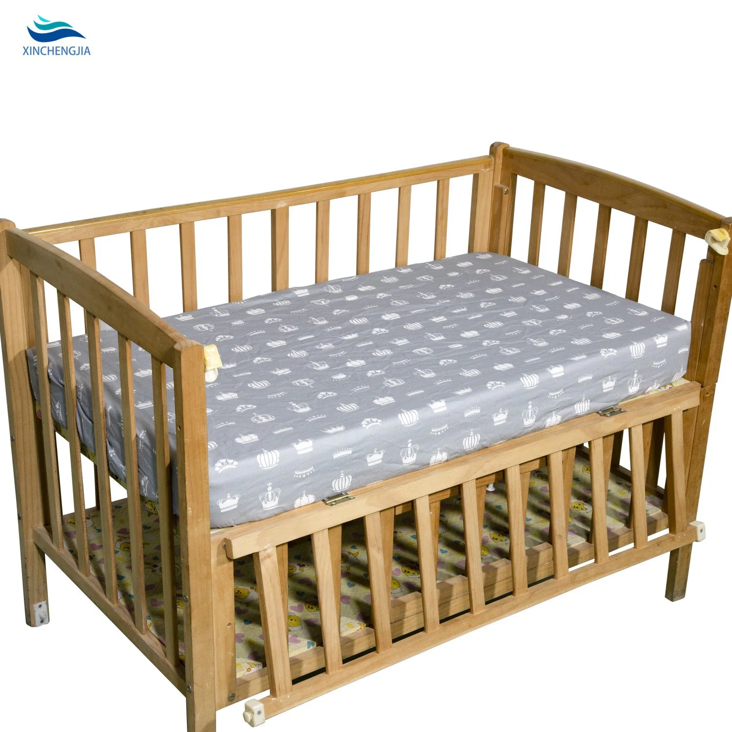 Wholesale/Supplier Organic 100% Pure Lyocell Pure Bamboo Baby Cot Bed Fitted Crib Bed Sheet Set Kids