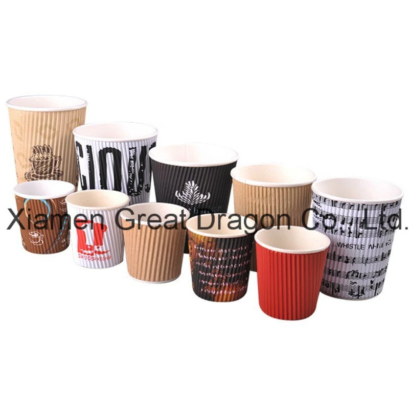 1.5-32 Ounce Hot Beverage Paper Cups with Lids (RPC-004)