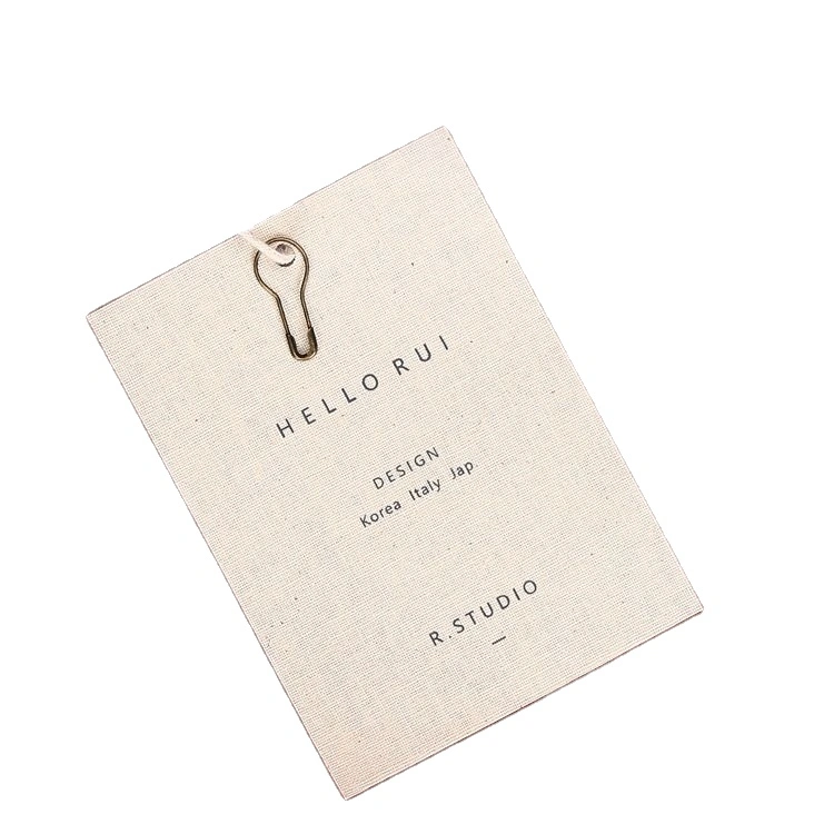 Eco Friendly Recycling Eco Friendly 350GSM/600GSM Hangtag Label Hang Tags for Clothing Own Logo Brand