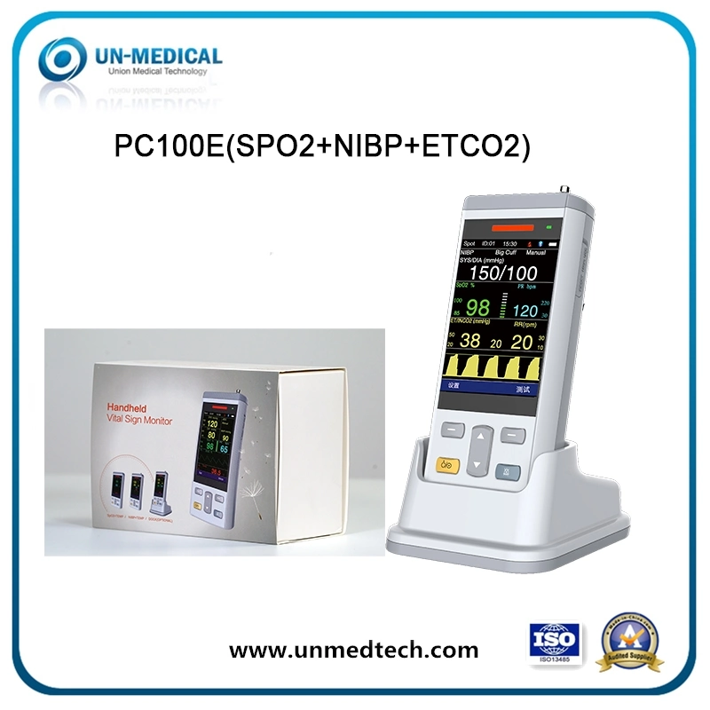 ISO CE Union Medical PC100E Portable ETCO2 Monitor de signos vitales con precio competitivo