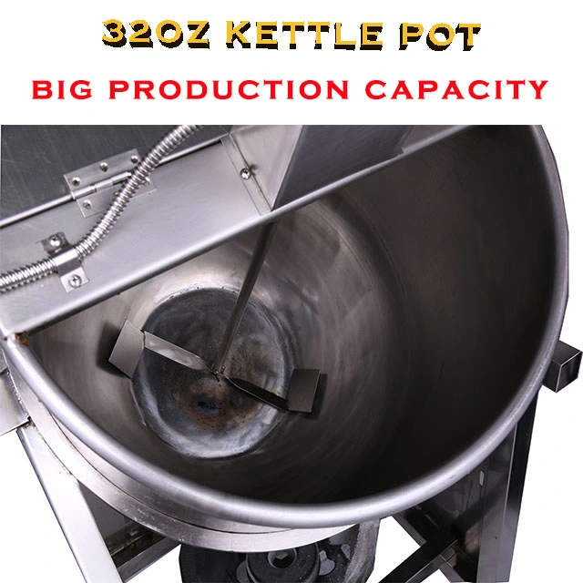 Commercial Gas Pop Corn Making Price Industrial Maker Snack Food Machinery Popcorn Machine