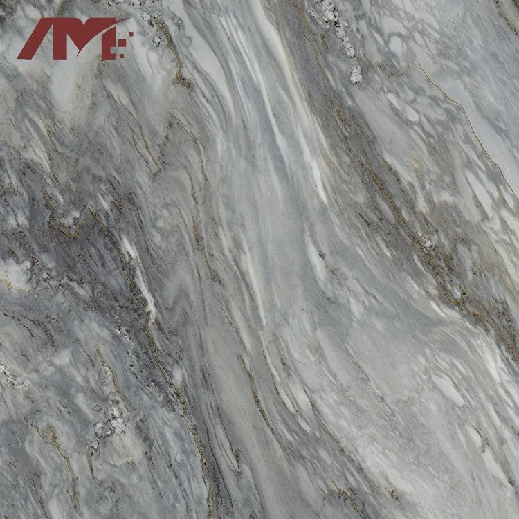 Foshan Factory Price Building Material Decorative Polished Glazed Porcelain Metallic Floor Tile