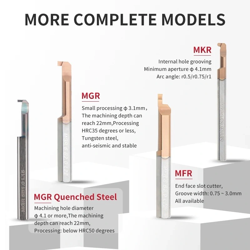 Mgr Mkr Mfr Small Bore Boring Tool Aseismic Carbide Micro Diameter Internal Grooving Cutter CNC Lathe Right Hand Turning Tool