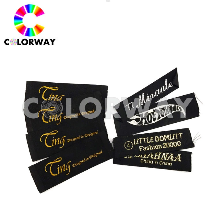 Cheap Brand Custom Clothing Woven Garment Polyester Apparel Label