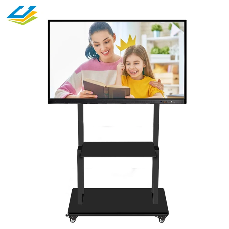 65 polegadas televisões de ecrã táctil LCD de 4K de preços digital inteligente interactivo Escola White Board escrito POR SATÉLITE