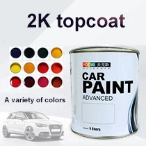 Popular High Application Acrílico Auto Paint High Concentration Car Paint Glinter HS 2K Topcoat Negro G204