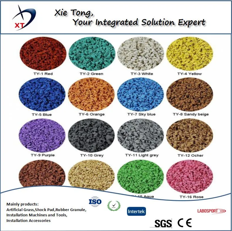 Wholesale/Supplier Colorful EPDM Rubber Granules for Playground