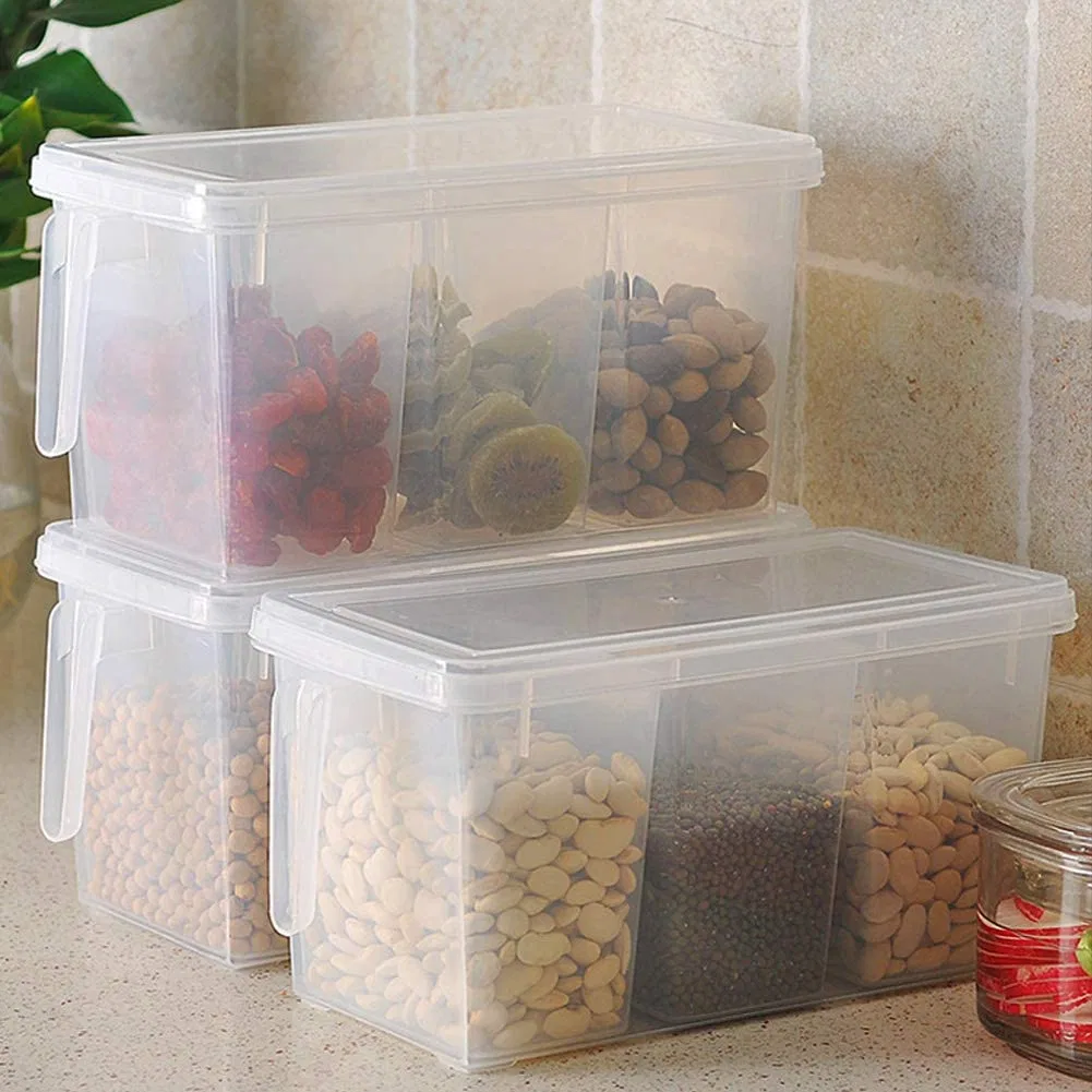 Kitchen Food Storage Containers Plastic Dry Food Dispenser Container Box Containers Food Storage