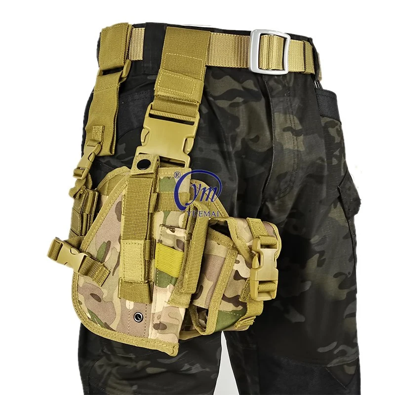 Military Molle Tactical Thigh Pouch Right Hand Drop Leg Holste