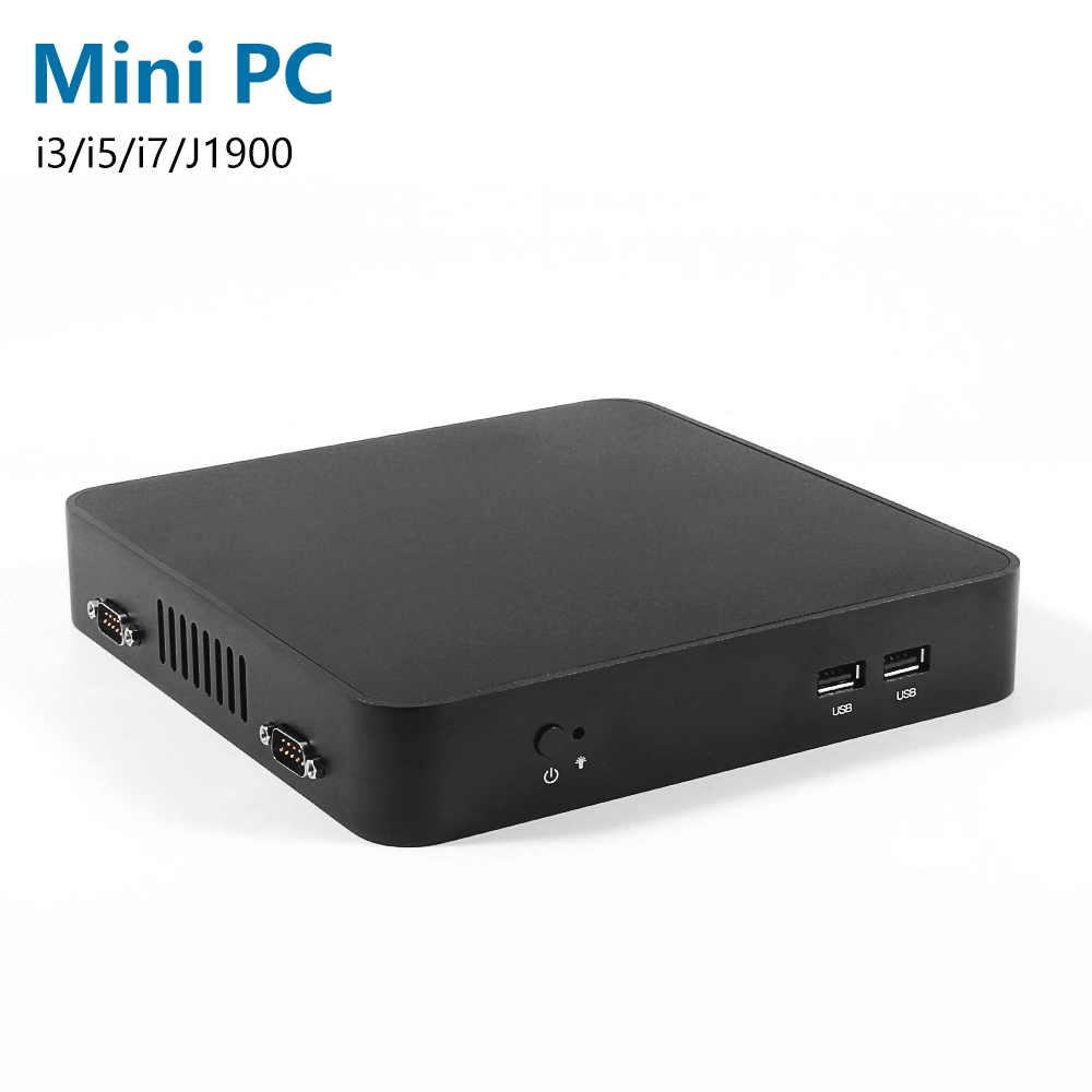 PC grossista Mini J1900 2,0 GHz 4G LTE RJ45 LAN sem fios Mini computador sem ventoinha NUC