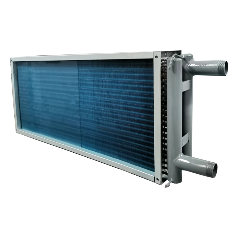 Fábrica da China Custom Aluminium Fin/Finned Tube Type Air to Water Bobina do condensador do evaporador do permutador de calor para ar condicionado HVAC