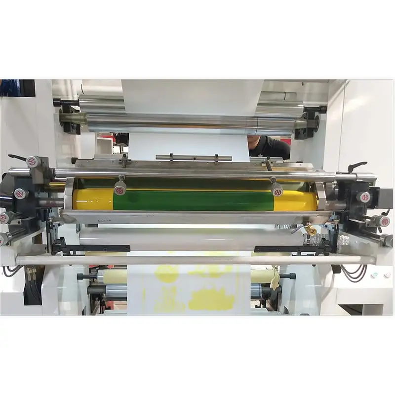 Automatic 8 Color Roll to Roll Stack Flexo Printing Machine Flexographic Printers