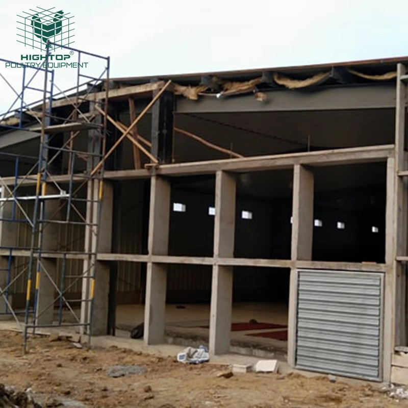 Automatic Feeding System Prefabricated Steel Frame Structure Industrial Chicken House Poultry Farm Shed