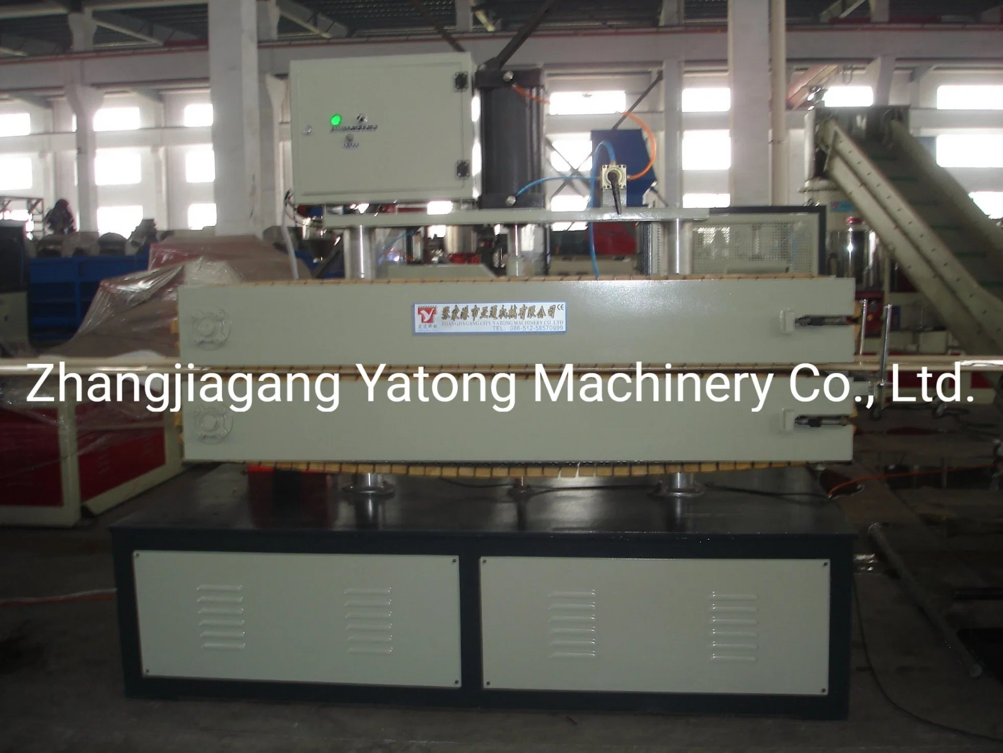 Yatong Wood Plastic Profile Extrusion Line with Film Packing