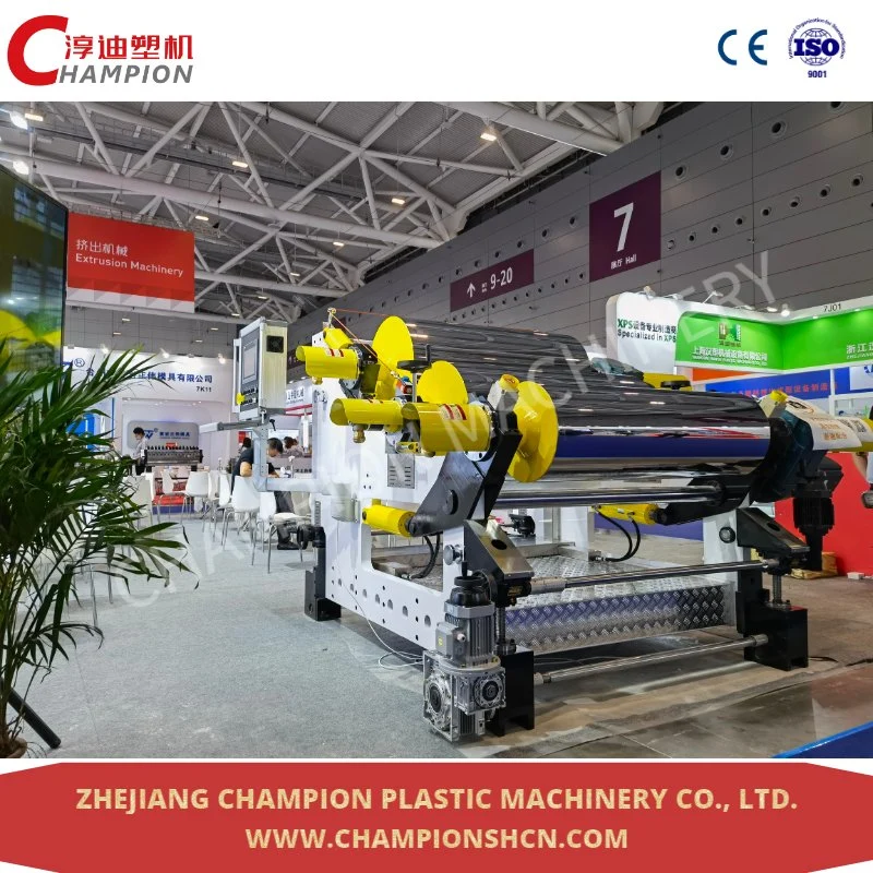 Champion PET Flat Pasting Film Extrusion Production Line/Plastic Film Extruder Making Machine Furniture Decorative PET Film Extrusion Machine