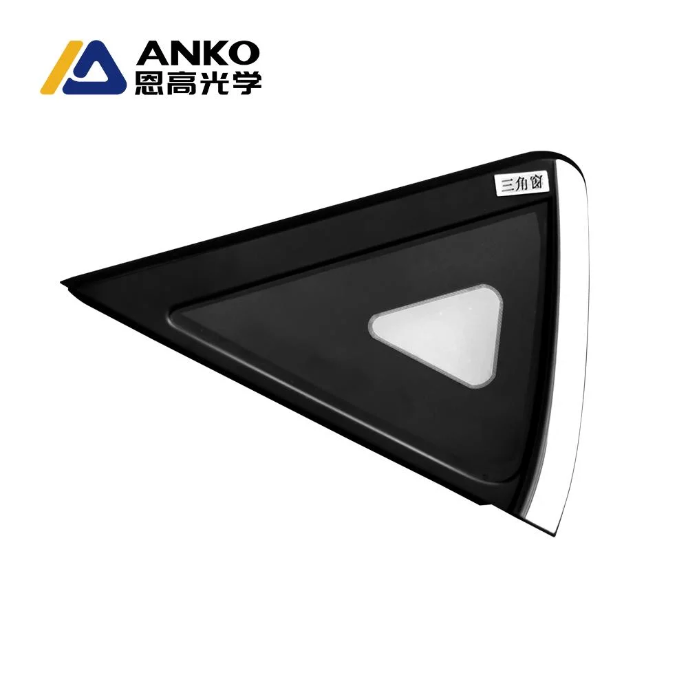 Polycarbonate Glass Auto Glass Parts Auto Triangle Glass