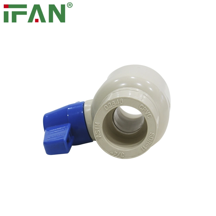 Ifan CPVC ASTM2846 Fitting Ball Valve 1/2-2 Inch Control Hand Valve