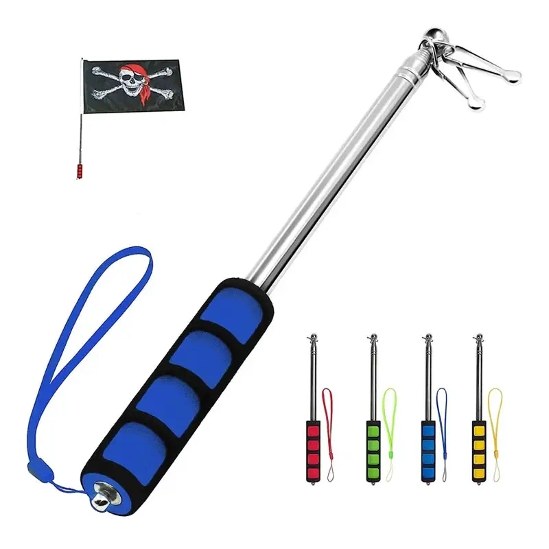 Aozhan Telescopic Stainless Steel Tour Guide Flag Pole with Different Size