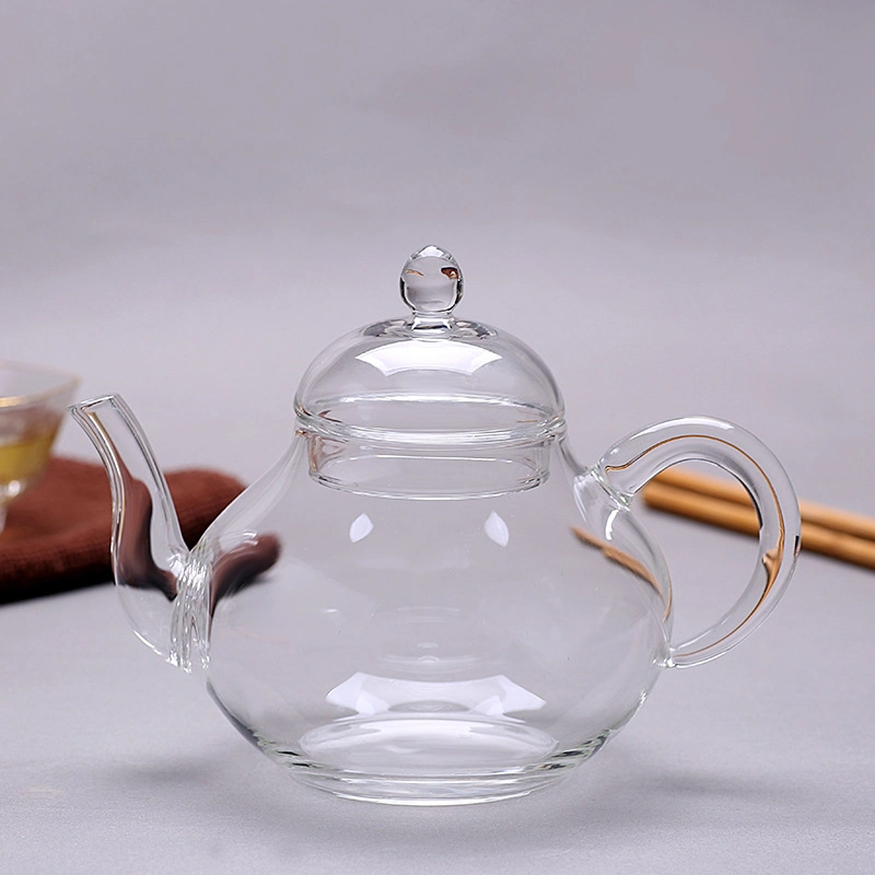 Ensemble de théière en verre avec infuseur en verre borosilicate, théière transparente, ensemble de théière avec réchaud, infuseur, tasses à double paroi en verre, ensembles de théières en verre.