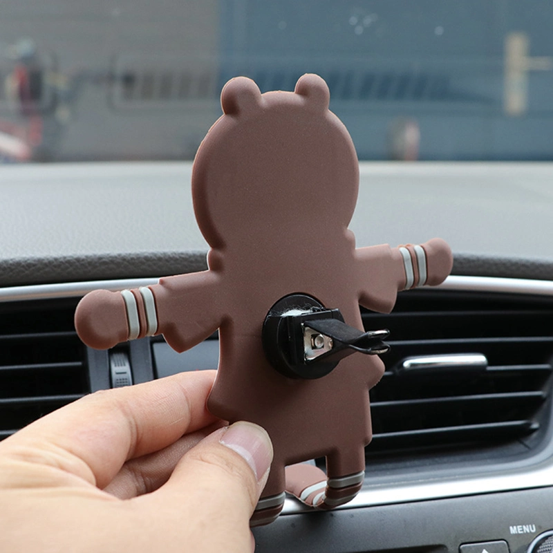 Lovely Cartoon Universal Car Phone Holder Magnetic Air Vent Mount Stand