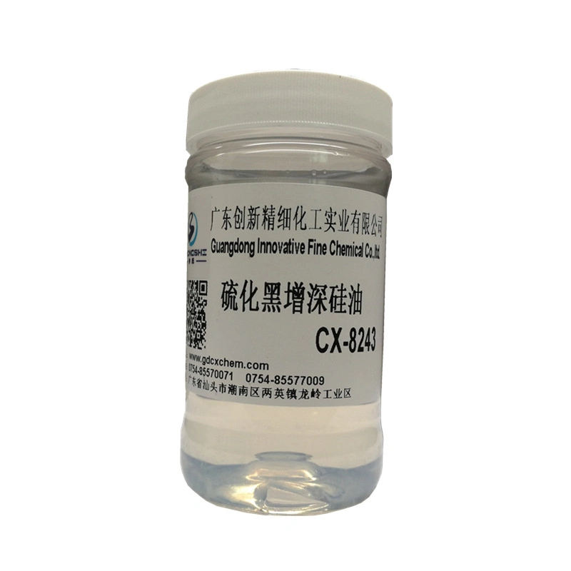 68243 Vulcanized Black Deepening Silicone Oil for Cotton