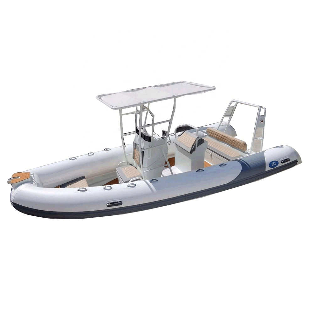 Ocean Master 19 FT Hypalon Aluminum Patrol Rib Boat 580