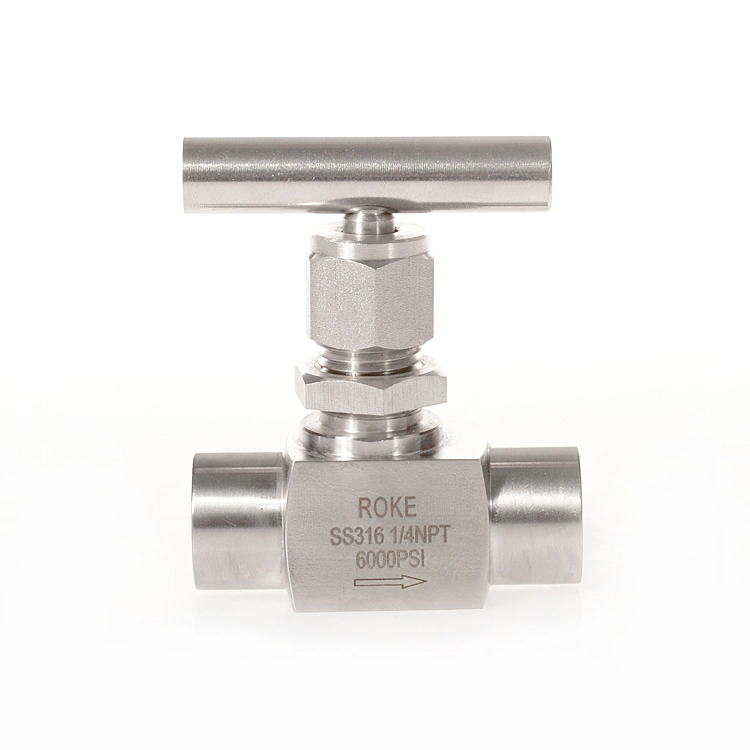 Stainless Steel 6000psi Female Thread Bleed Needle Valve 1/8 Inch to 1 Inch