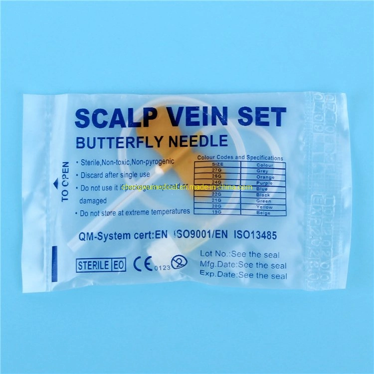 Butterfly Type Scalp Vein Set with Safety Needle Holder