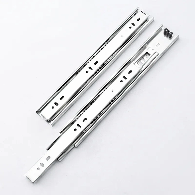 Hot Sale 25/30/35/40/45/50mm Zinc Plated Ball Bearing Drawer Slide for Furniture