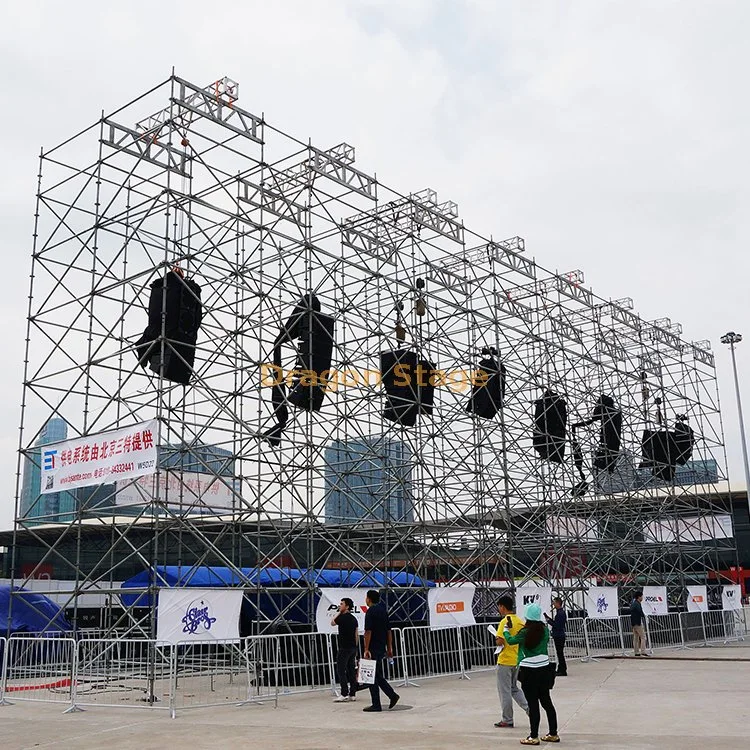 Dragonstage Steel Lighting Truss, Layer Truss for Large Outdoor Event Stage 6X8m