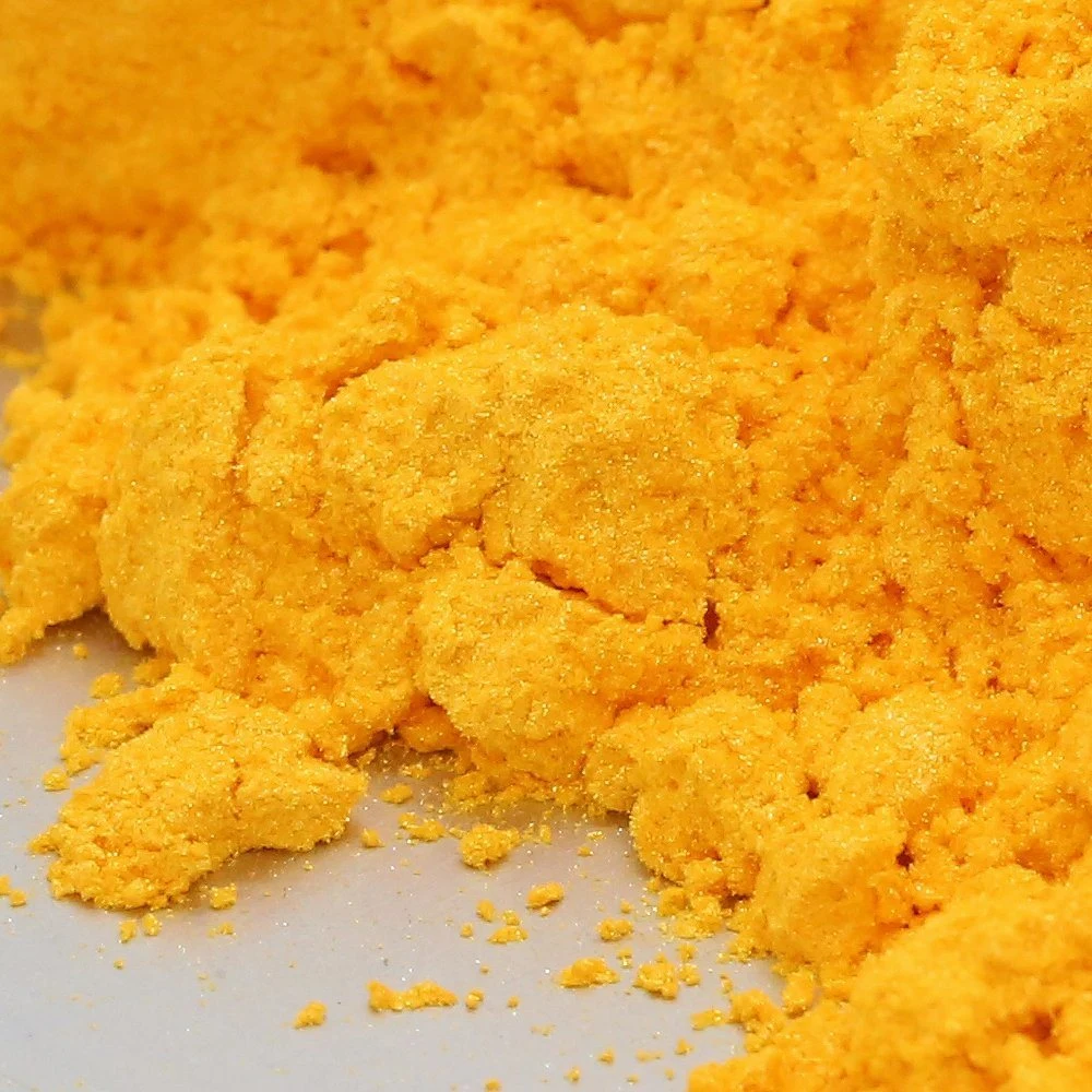 Colorant Lemon Yellow Luster Yellow Color Pearl Pigment Mica Powder