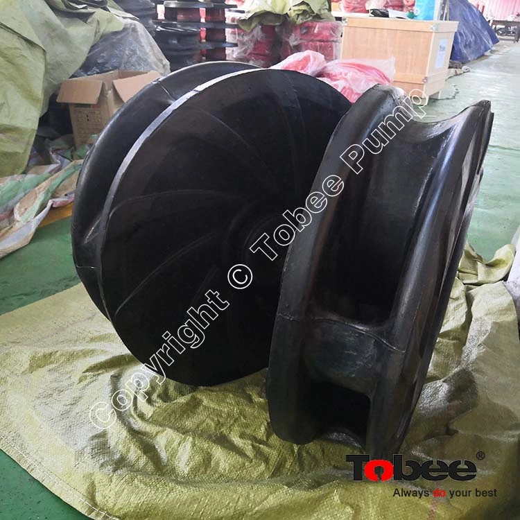 Slurry Pump Accessories Rubber Impeller for River Stone Suction Pump