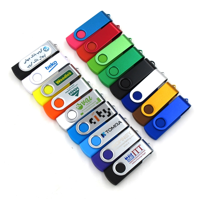 Factory Wholesale/Supplier Fast Delivery for Stock USB Flash Drive Swivel Cases Without USB Chips in Small MOQ