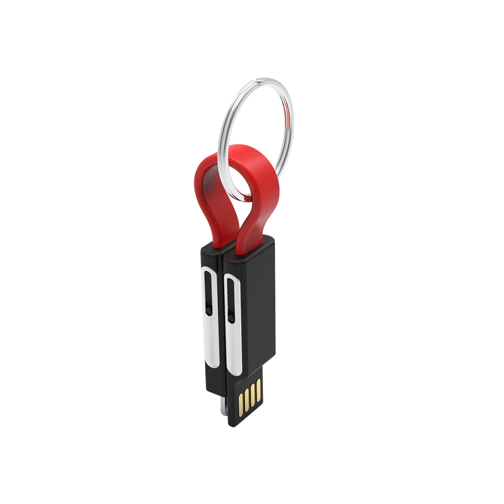 Multifunktion 3 in 1 USB Schlüsselanhänger Datum Kabel, Magnetische Schlüsselanhänger Datum Kabel, Flat USB Ladekabel, Promotion Geschenk Ladekabel