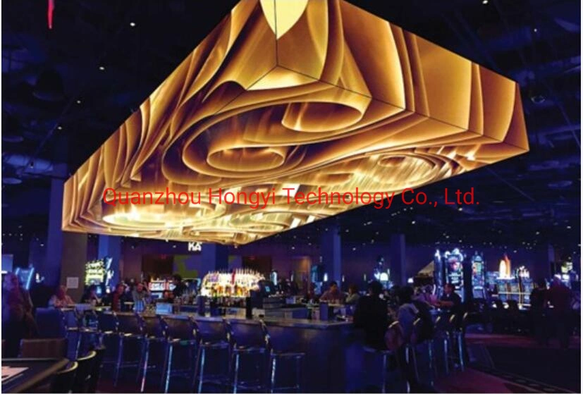 Ceiling Hanging Light Weight LED Display/LED Sky Screen/Big LED Screen