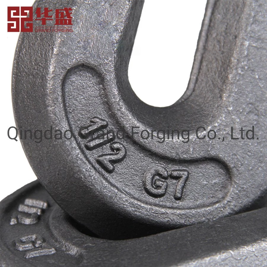 Us Type Alloy Steel Drop Forged G70 Auto Part Weld Chain Hook for Lifting