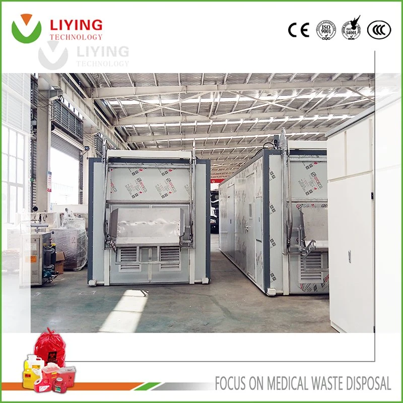 Large-Scale Easy to Operate Medical Waste Disposal Machine Microwave Sterilization Infectious Medical Treatment