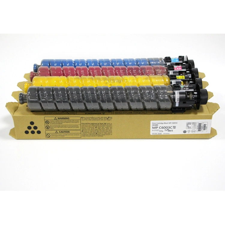 Compatible New C6003 C6004 Toner Cartridge for Ricoh Mpc4503 Mpc5503 Mpc6003 Mpc4501 Mpc5504 Mpc6004