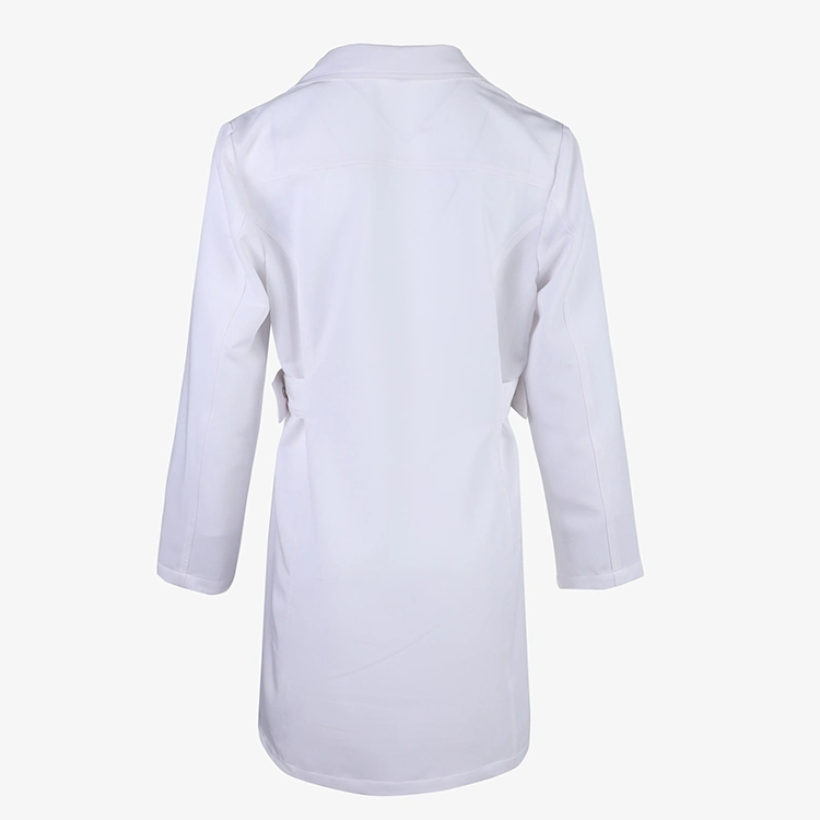 Blouses de laboratoire de conception personnalisée de l'hôpital manteau blanc uniforme