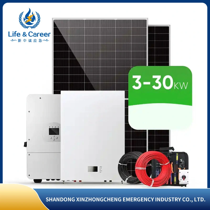 Complete Set of Household Solar Generator Equipment Photovoltaic Panel System 3000W Solar Generator