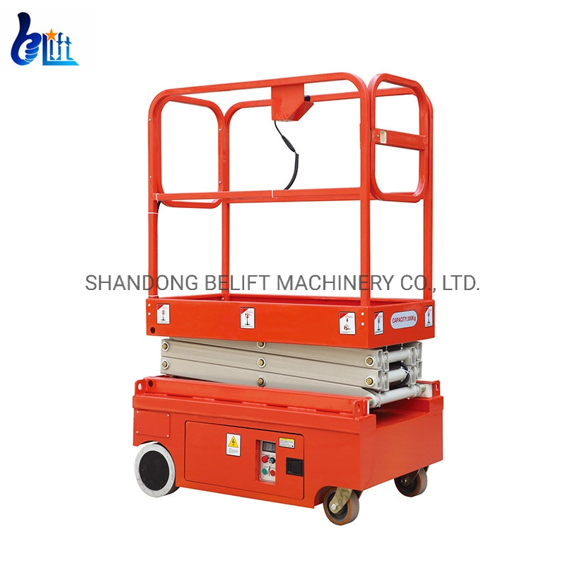 Indoor Self Propelled Electric Mini Hydraulic Scissor Lift Access Equipment