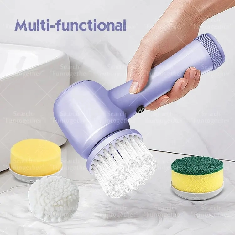 Multi-Function Electric Bathroom Sink Kitchen Window Car Electric Rotating Cleaning Brush
