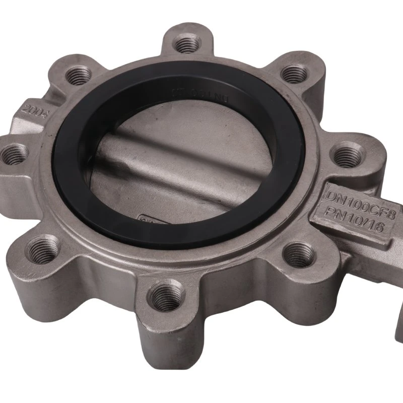 Spring Return Stainless Steel Lug Type Butterfly Valve