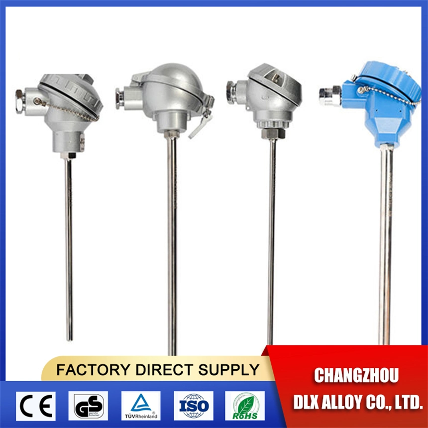 Hot Runner Thermocouple T-Type Temperature Sensing Line K Type J Splitter Plate Temperature Probe, Mold Right Angle J Type