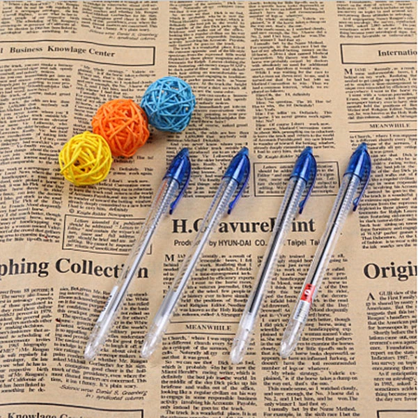 213 Novelty Products High-Grade Commodity Transparent Pole Office Ballpoint Pen