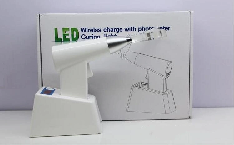 Dental LED Curing Light Cure Lamp with Meter Whitening Tip